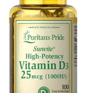 Vitamin D3 1000 IU 100 Softgels